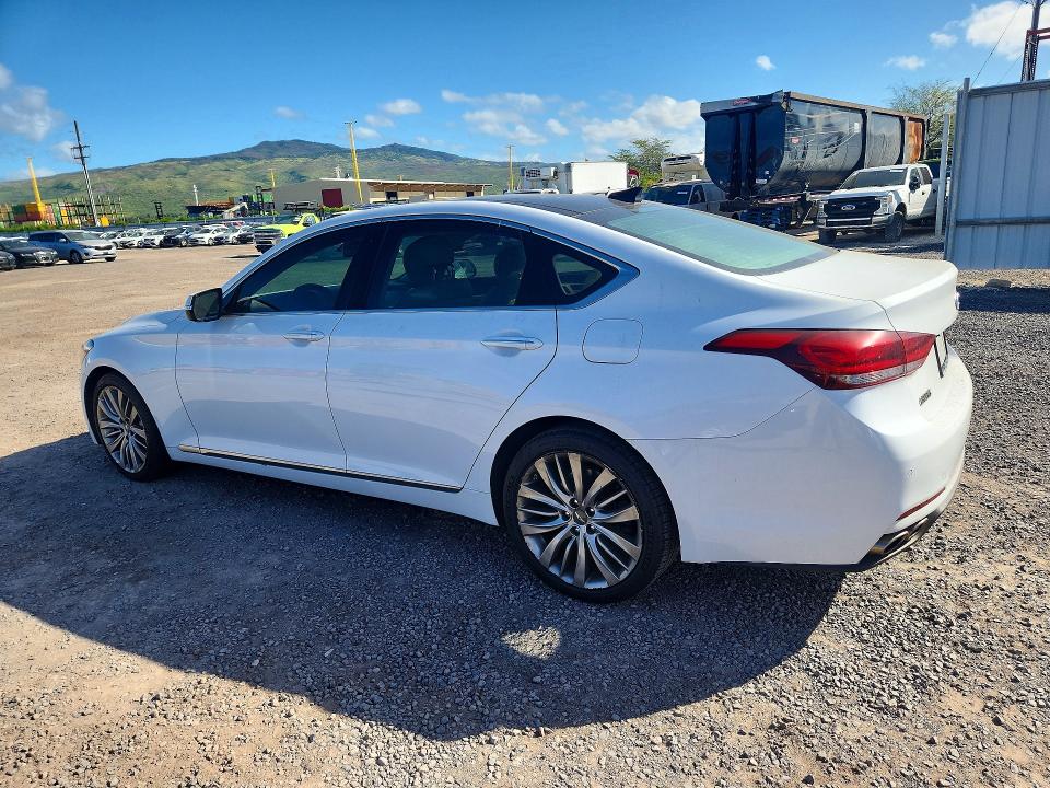 2015 Hyundai Genesis VIN KMHGN4JF5FU102708 COPART salvage auction — FRONT END, Hi - Certificate Of Title, sold $2,700 on 2026-07-27 (photo 2)