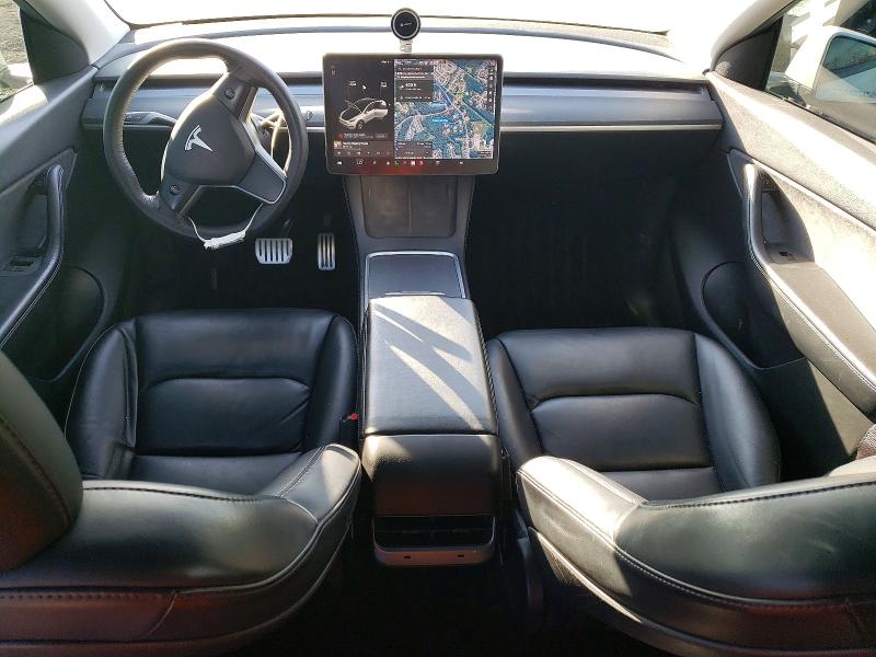 2021 Tesla Model y VIN 5YJYGAEE3MF191025 COPART salvage auction — SIDE, Md - Cert Of Salvage < 75% Damage, sold $250 on 2026-07-27 (photo 8)