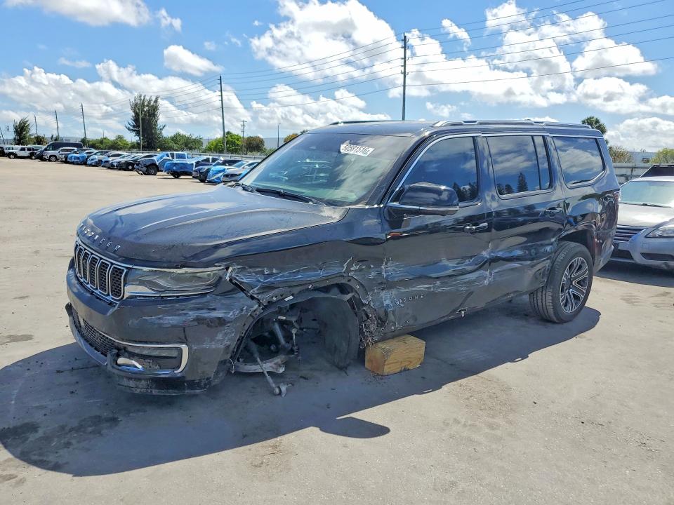 2024 Jeep Grand wagoneer VIN 1C4SJUAP5RS163785 COPART salvage auction — UNDERCARRIAGE, Fl - Cert Of Title Slvg Rebuildable, sold $10,500 on 2026-07-27 (photo 1)