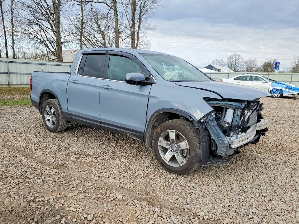 2025 Honda Ridgeline VIN 5FPYK3F58SB050657 COPART salvage auction — FRONT END, Ny - Mv-907A Salvage Certificate, sold $12,800 on 2026-07-29 (photo 4)