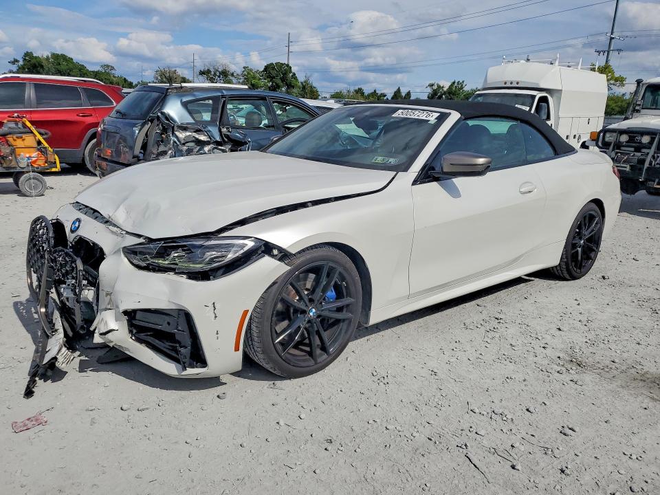2021 BMW M4 VIN WBA53AT08MCG90650 COPART salvage auction — FRONT END, PA - CERTIFICATE OF SALVAGE, sold $19,800 on 2026-07-28 (photo 1)