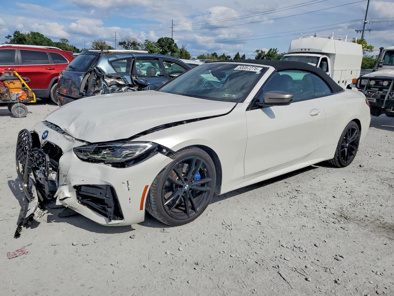 2021 BMW M440i VIN WBA53AT08MCG90650 — COPART salvage auction photo