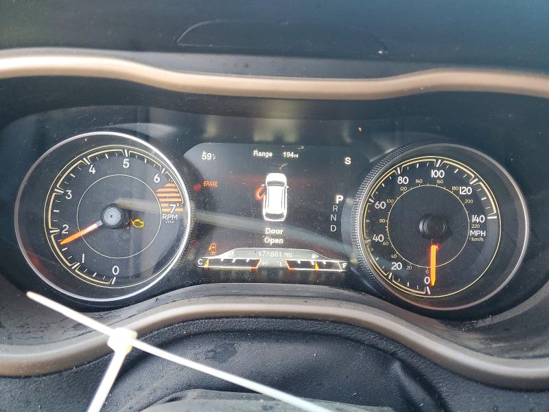 2016 Jeep Cherokee VIN 1C4PJMDB0GW186838 COPART salvage auction — FRONT END, Oh - Cert Of Title-Salvage, sold $600 on 2026-07-02 (photo 9)