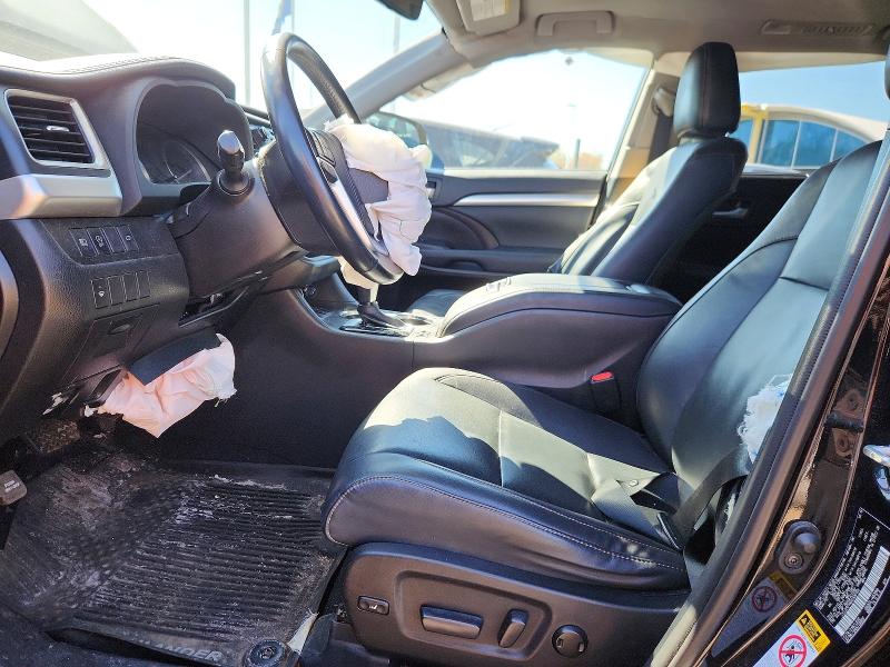 2019 Toyota Highlander VIN 5TDJZRFH4KS926168 COPART salvage auction — FRONT END, Ma - Cert Of Title-Salvage, sold $8,200 on 2026-07-16 (photo 7)
