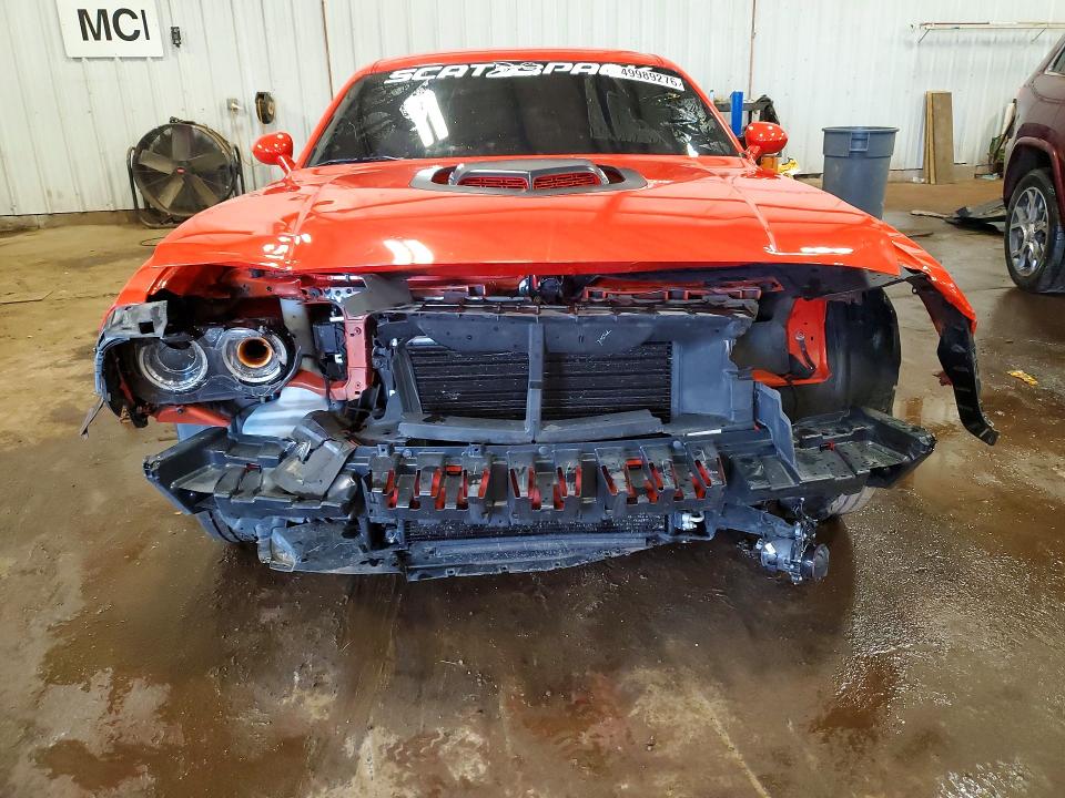 2019 Dodge Challenger VIN 2C3CDZFJ2KH642759 COPART salvage auction — FRONT END, Mi - Certificate Of Title, sold $12,200 on 2026-07-24 (photo 5)