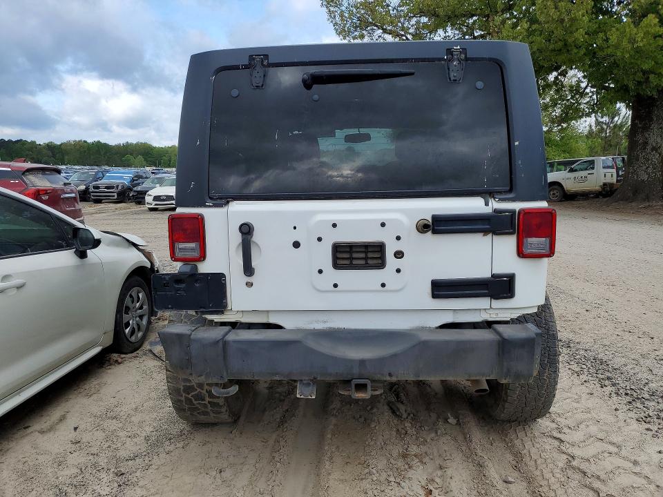 2016 Jeep Wrangler unlimited VIN 1C4BJWDG9GL189398 COPART salvage auction — FRONT END, Ar - Certificate Of Title (P), sold $5,600 on 2026-07-08 (photo 6)