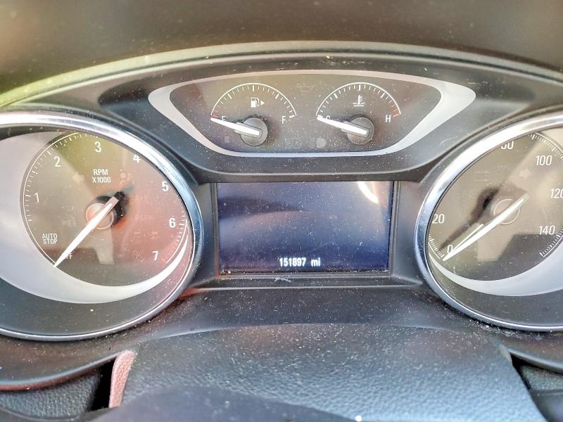 2020 Buick Envision VIN LRBFXBSA4LD229624 COPART salvage auction — FRONT END, Tx - Salvage Vehicle Title, sold $25 on 2026-07-22 (photo 9)