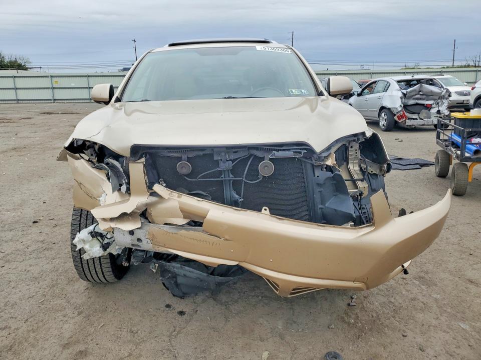 2008 Toyota Highlander VIN JTEES42A082044931 COPART salvage auction — FRONT END, PA - CERTIFICATE OF SALVAGE, sold $2,950 on 2026-07-17 (photo 5)