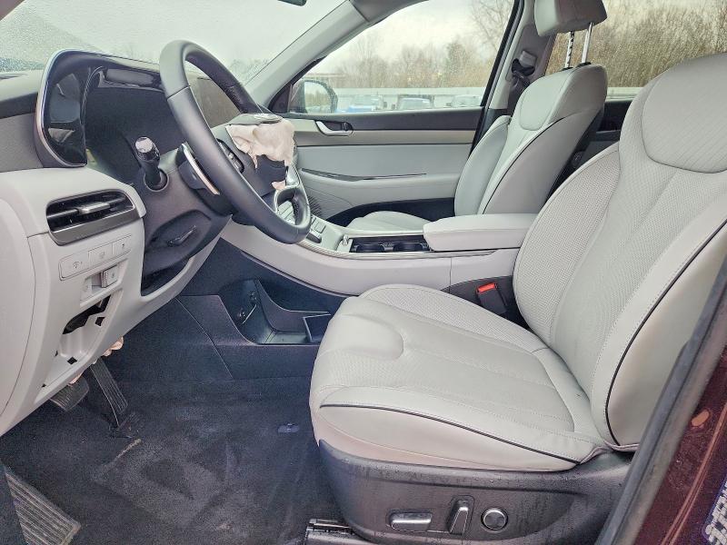 2024 Hyundai Palisade VIN KM8R2DGE6RU779125 COPART salvage auction — FRONT END, Ma - Cert Of Title-Salvage, sold $3,700 on 2026-07-15 (photo 7)