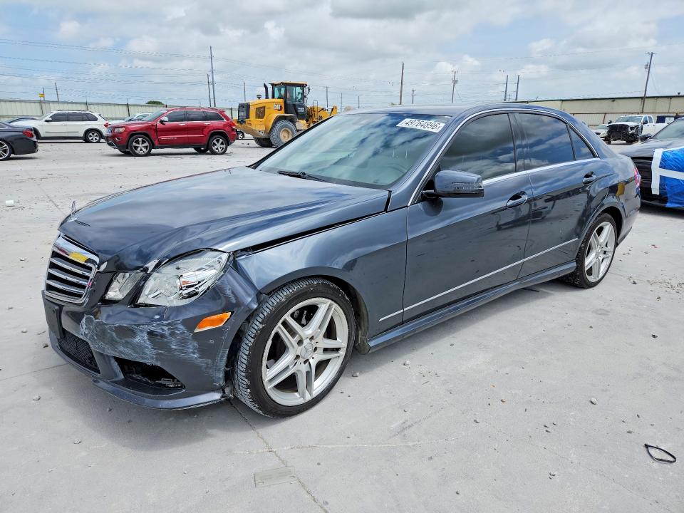 2013 Mercedes-benz E-klasse VIN WDDHF5KBXDA705214 COPART salvage auction — FRONT END, Tx - Salvage Vehicle Title, sold $2,400 on 2026-07-10 (photo 1)