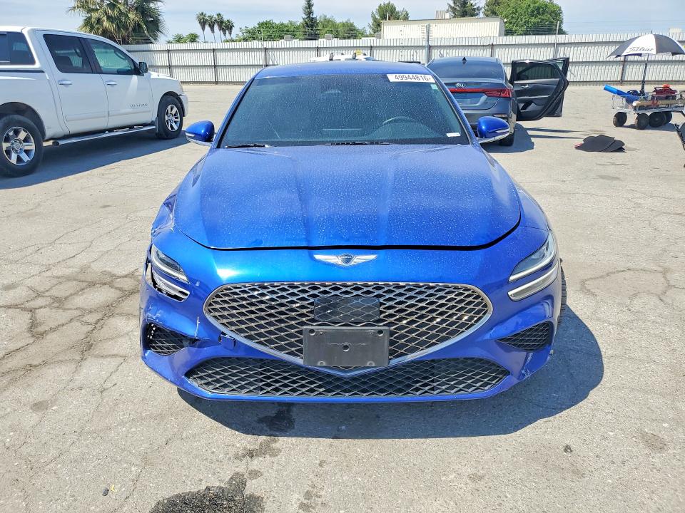 2022 Genesis G70 VIN KMTG34TA2NU094577 COPART salvage auction — FRONT END, Ca - Salvage Certificate, sold $4,600 on 2026-07-10 (photo 5)