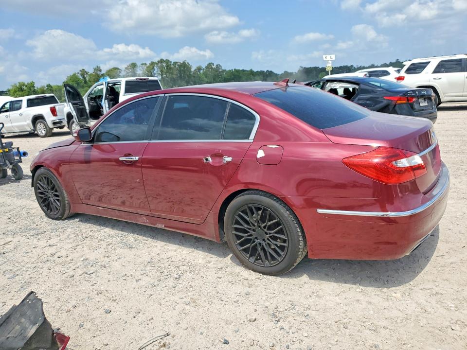 2013 Hyundai Genesis VIN KMHGC4DD4DU227440 COPART salvage auction — FRONT END, Tx - Salvage Vehicle Title, sold $425 on 2026-07-28 (photo 2)