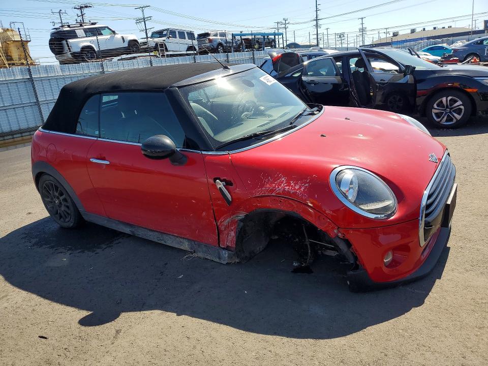 2019 Mini Cooper VIN WMWWG5C54K3H09252 COPART salvage auction — FRONT END, CA, sold $3,600 on 2026-08-24 (photo 4)