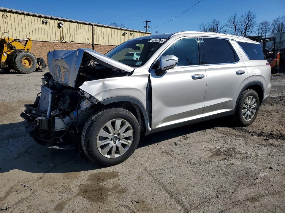 2025 Hyundai Palisade VIN KM8R2DGE7SU874718 COPART salvage auction — FRONT END, Id - Salvage Certificate Of Title, sold $8,700 on 2026-07-09 (photo 1)