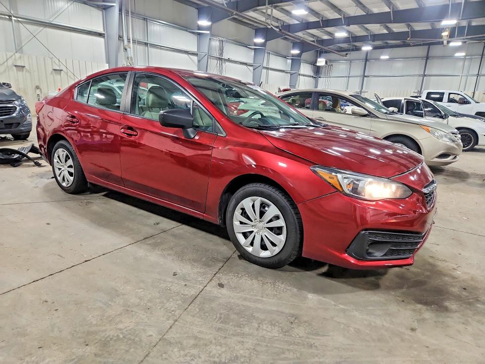 2022 Subaru Impreza VIN 4S3GKAB69N3602482 COPART salvage auction — FRONT END, Mn - Cert Of Title-Salvage, sold $2,600 on 2026-07-09 (photo 4)