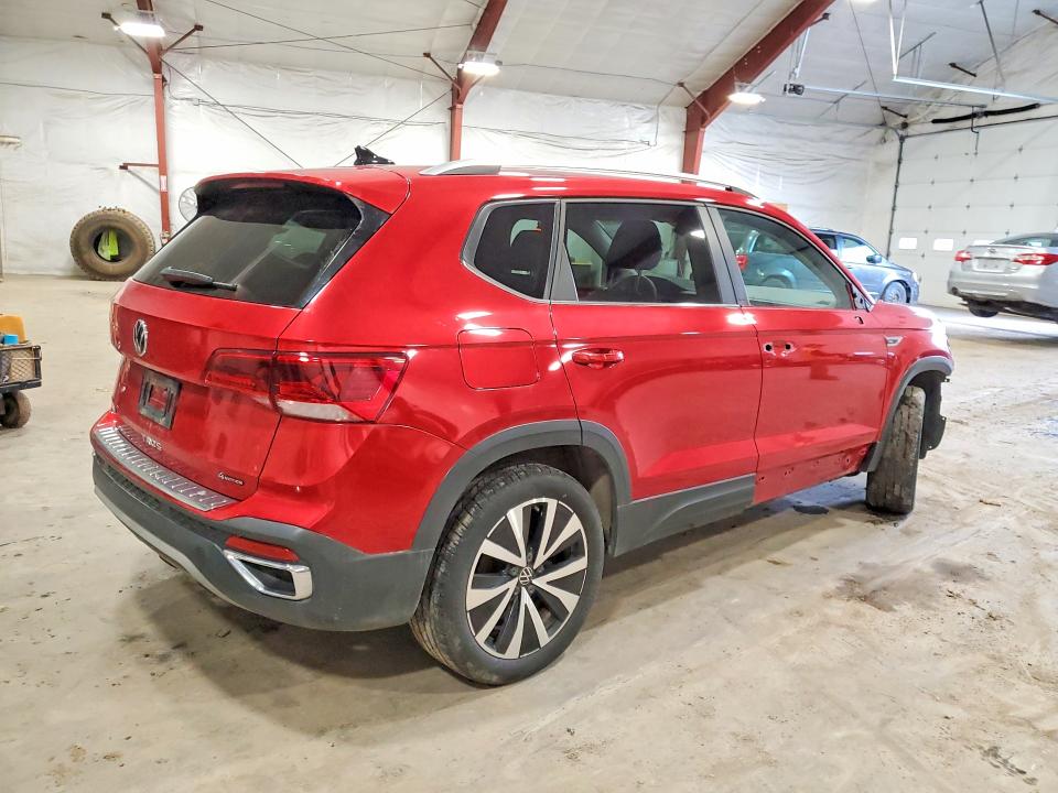 2022 Volkswagen Taos VIN 3VVWX7B26NM037718 COPART salvage auction — FRONT END, Wv - Salvage Certificate, sold $3,850 on 2026-08-19 (photo 3)