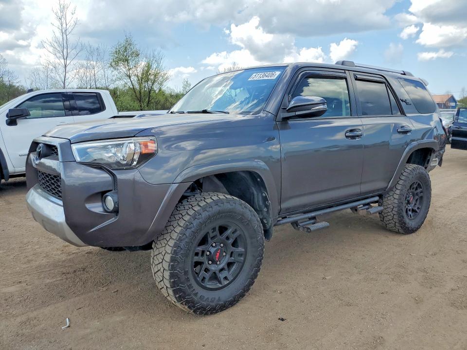 2018 Toyota 4runner VIN JTEBU5JR2J5603555 COPART salvage auction — REAR END, Oh - Cert Of Title-Salvage, sold $14,900 on 2026-07-02 (photo 1)