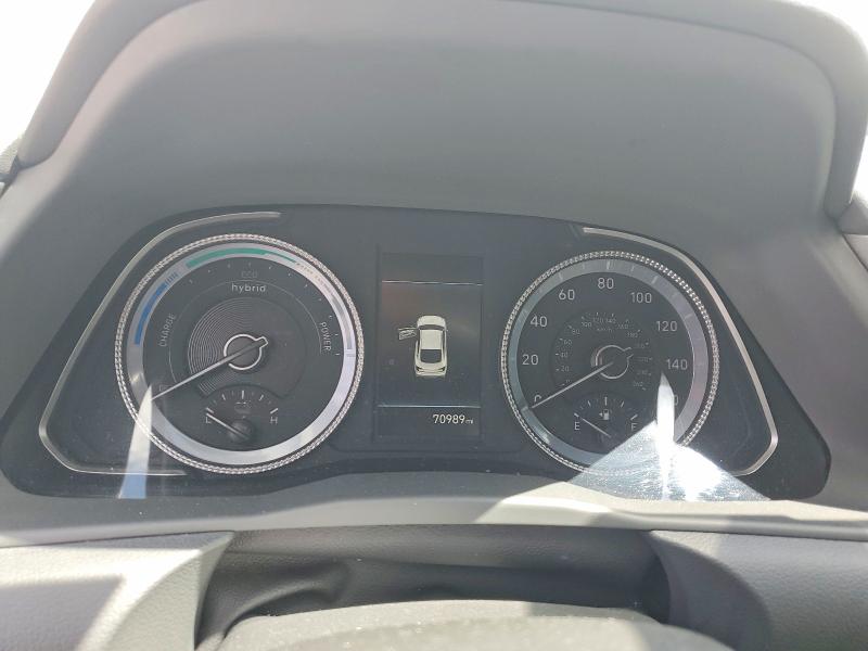 2021 Hyundai Sonata VIN KMHL24JJ7MA035118 COPART salvage auction — FRONT END, Nc - Salvage Certificate Of Title, sold $5,100 on 2026-07-08 (photo 9)