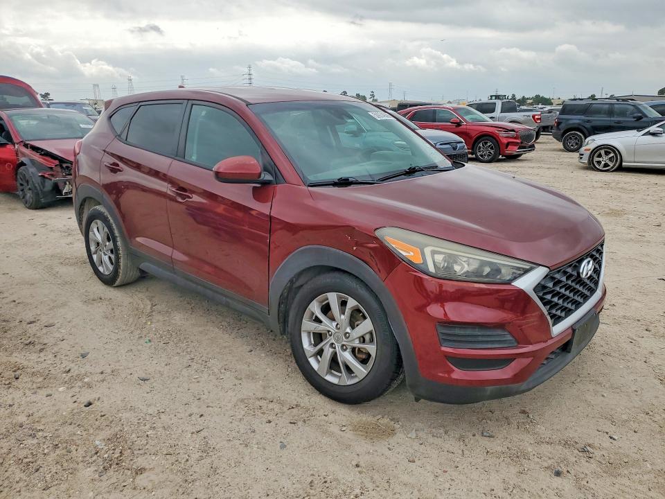 2019 Hyundai Tucson VIN KM8J23A44KU956543 COPART salvage auction — SIDE, Tx - Salvage Vehicle Title, sold $4,050 on 2026-07-10 (photo 4)
