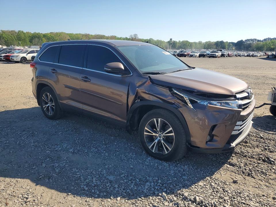 2019 Toyota Highlander VIN 5TDBZRFH7KS700663 COPART salvage auction — FRONT END, Ar - Cert Of Title-Salvage, sold $8,100 on 2026-07-06 (photo 4)