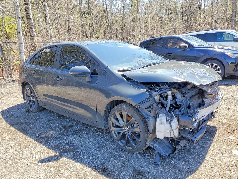 2023 Toyota Corolla VIN JTDBDMHE0P3004000 COPART salvage auction — FRONT END, On - Permit Salvage, sold $8,600 on 2026-07-28 (photo 4)