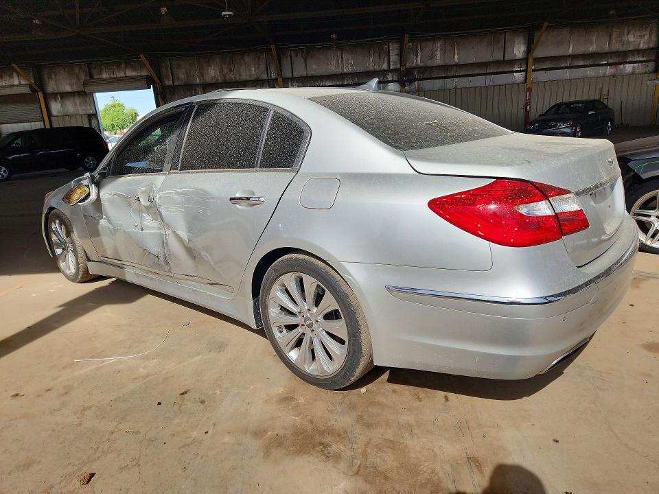 2012 Hyundai Genesis VIN KMHGC4DHXCU187642 COPART salvage auction — SIDE, Az - Cert Of Title - Salvage, sold $3,000 on 2026-07-29 (photo 2)