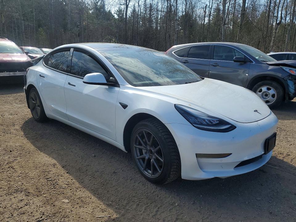2020 Tesla Model 3 VIN 5YJ3E1EA3LF786338 COPART salvage auction — REAR END, On - Permit Salvage, sold $4,100 on 2026-07-07 (photo 4)