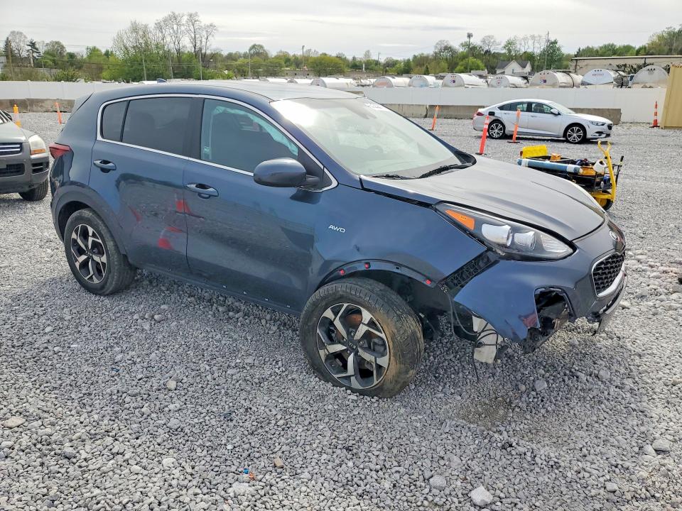 2021 Kia Sportage VIN KNDPMCAC4M7913435 COPART salvage auction — FRONT END, Oh - Dealer Only Clean Title (P), sold $5,300 on 2026-07-22 (photo 4)