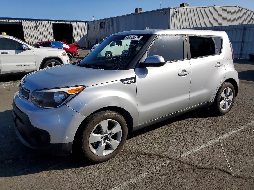 2017 Kia Soul VIN KNDJN2A28H7419296 COPART salvage auction — VANDALISM, CA - SALVAGE CERTIFICATE, sold $175 on 2026-07-24 (photo 1)