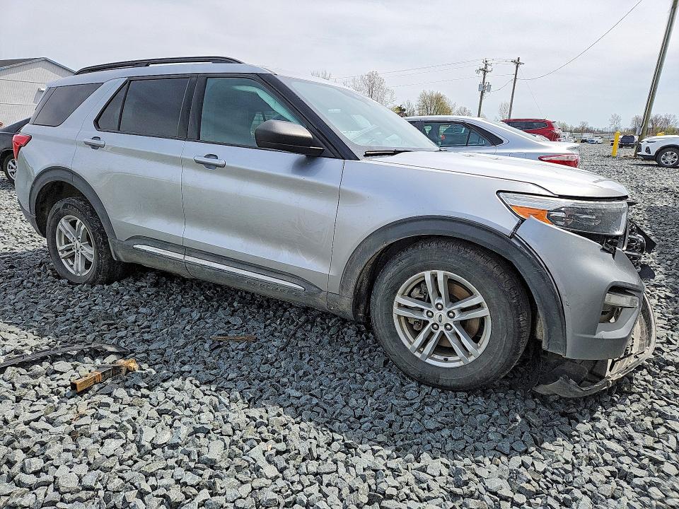2020 Ford Explorer VIN 1FMSK8DH3LGB50872 COPART salvage auction — FRONT END, Mi - Certificate Of Title, sold $4,050 on 2026-07-31 (photo 4)