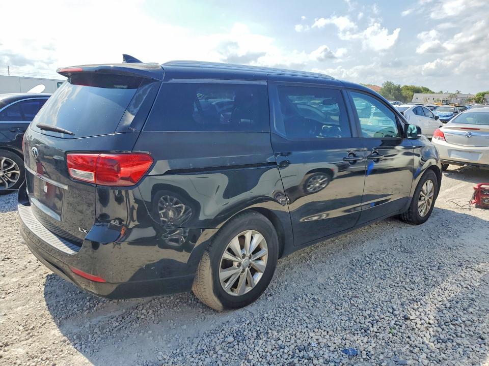 2016 Kia SEDONA VIN KNDMB5C15G6157236 COPART salvage auction — MINOR DENT/SCRATCHES, Fl - Certificate Of Title, sold $925 on 2026-07-17 (photo 3)