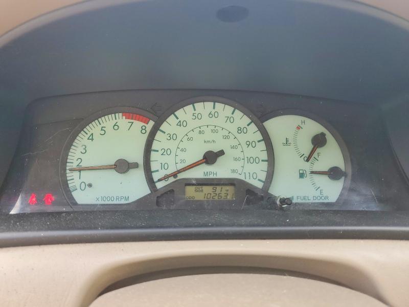 2003 Toyota Corolla VIN 1NXBR32E43Z163073 COPART salvage auction — REAR END, Ga - Cert Of Title-Salvage, sold $775 on 2026-07-10 (photo 9)
