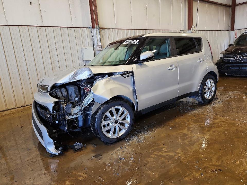 2017 Kia Soul VIN KNDJP3A5XH7430035 COPART salvage auction — FRONT END, Pa - Certificate Of Salvage, sold $1,800 on 2026-07-10 (photo 1)