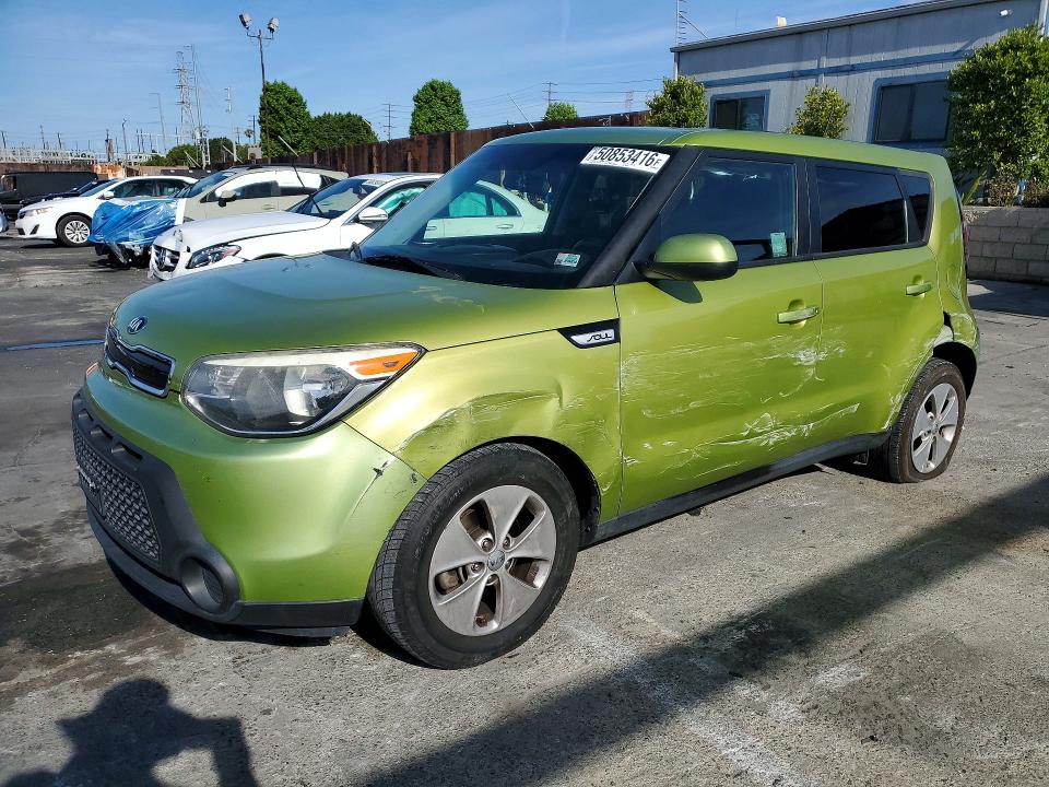 2015 Kia Soul VIN KNDJP3A59F7760648 COPART salvage auction — SIDE, CA, sold $1,150 on 2026-07-15 (photo 1)