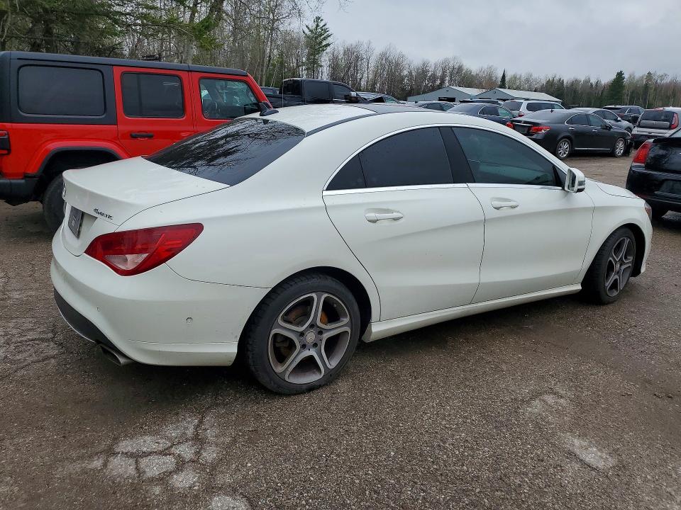 2015 Mercedes-benz Cla-class VIN WDDSJ4GBXFN281732 COPART salvage auction — VANDALISM, On - Permit Salvage, sold $550 on 2026-07-28 (photo 3)