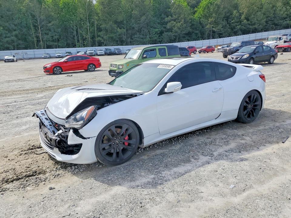 2015 Hyundai Genesis VIN KMHHU6KJ4FU130506 COPART salvage auction — FRONT END, Ga - Cert Of Title-Salvage, sold $1,850 on 2026-07-08 (photo 1)