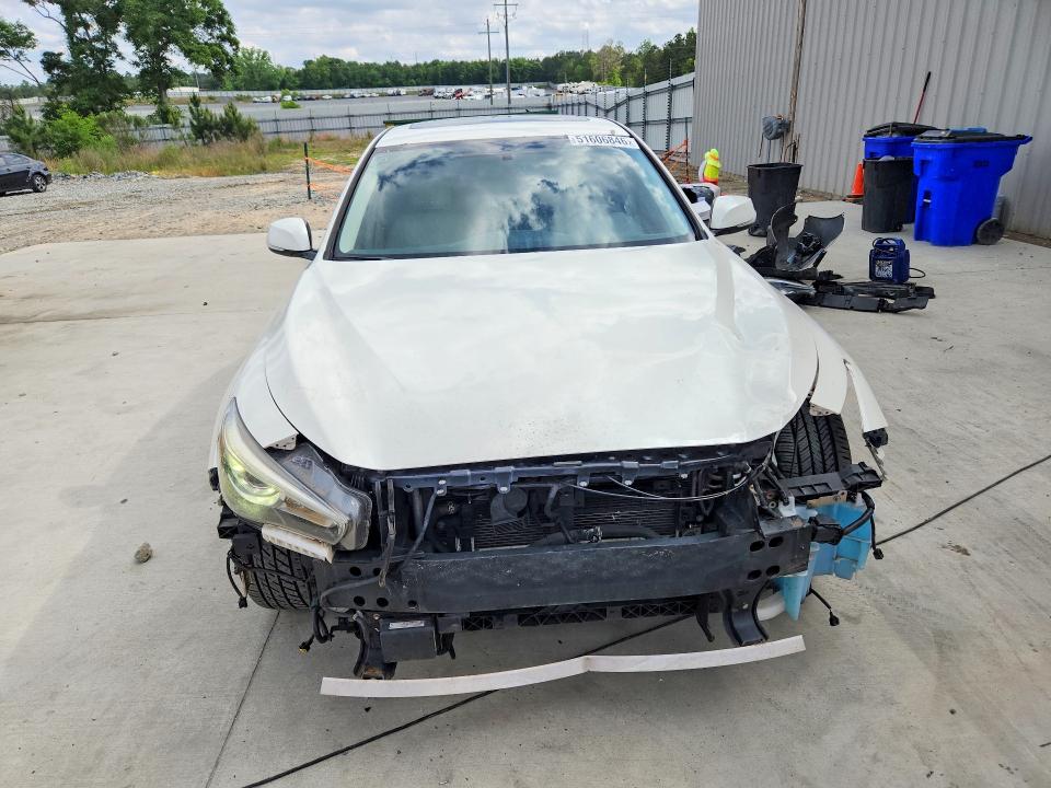 2019 Infiniti Q50 VIN JN1EV7AP2KM519741 COPART salvage auction — FRONT END, Ga - Cert Of Title-Salvage, sold $3,550 on 2026-07-02 (photo 5)
