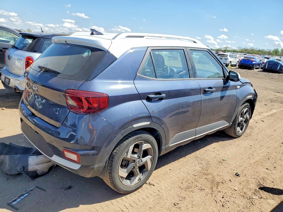 2022 Hyundai Venue VIN KMHRC8A32NU207992 COPART salvage auction — FRONT END, Il - Salvage Certificate, sold $4,550 on 2026-07-02 (photo 3)
