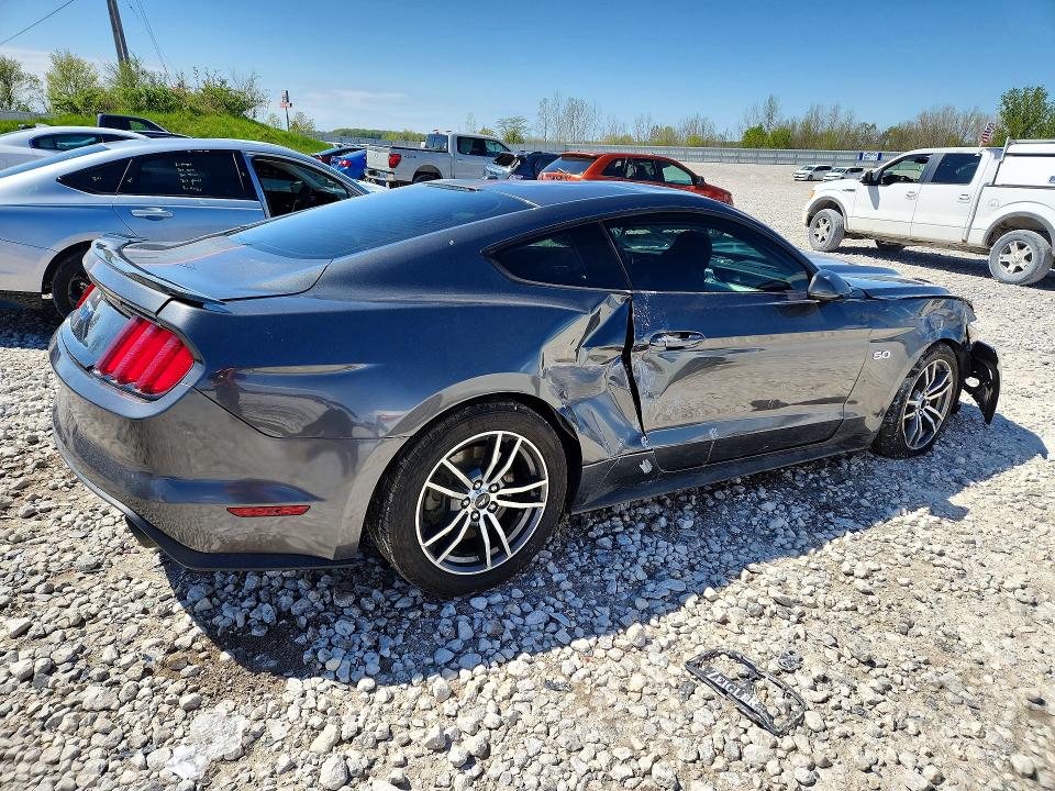 2017 Ford Mustang VIN 1FA6P8CFXH5303506 COPART salvage auction — FRONT END, Mi - Certificate Of Title, sold $5,700 on 2026-07-11 (photo 3)