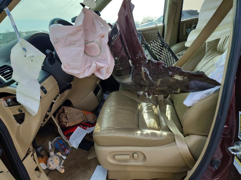 2009 Honda Odyssey VIN 5FNRL38719B401847 COPART salvage auction — FRONT END, Mi - Certificate Of Title, sold $475 on 2026-07-02 (photo 7)
