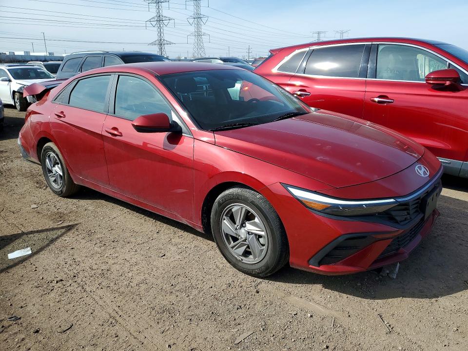 2025 Hyundai Elantra VIN KMHLL4DG5SU992338 COPART salvage auction — REAR END, Il - Salvage Certificate, sold $7,000 on 2026-07-28 (photo 4)