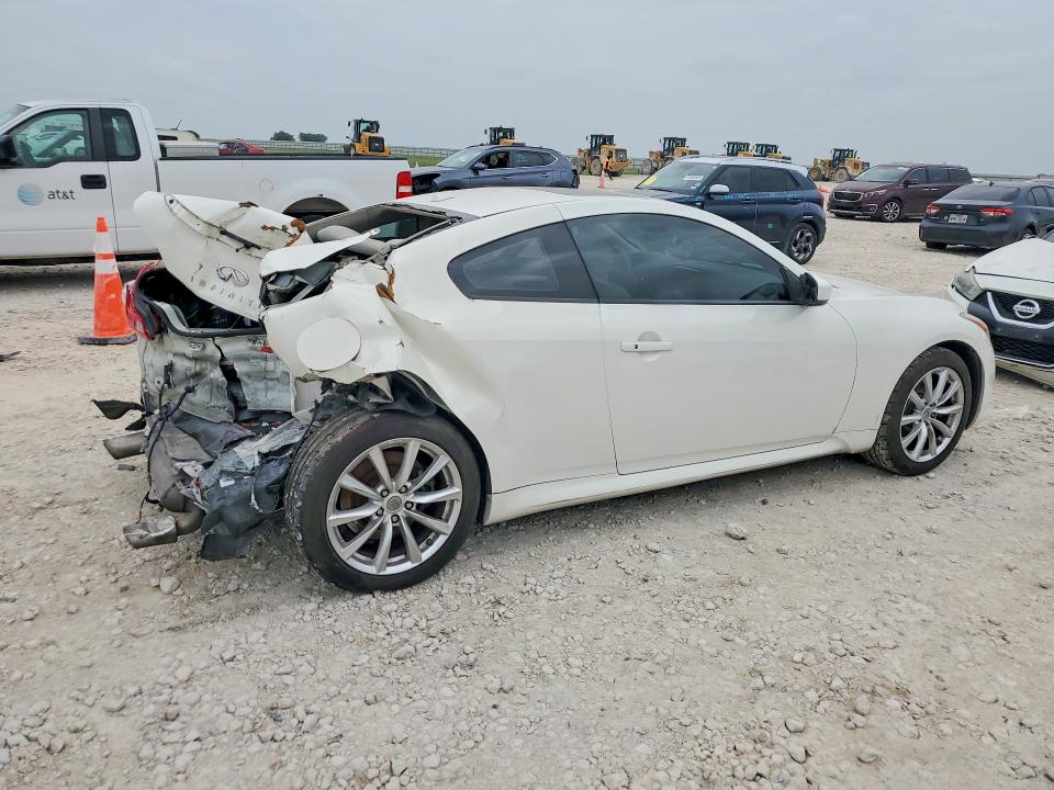 2013 Infiniti G37 VIN JN1CV6EK2DM920242 COPART salvage auction — REAR END, Tx - Salvage Vehicle Title, sold $650 on 2026-07-09 (photo 3)