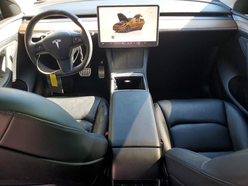 2022 Tesla Model y VIN 7SAYGDEF7NF533171 COPART salvage auction — REAR END, Tx - Salvage Vehicle Title, sold $9,000 on 2026-07-02 (photo 8)