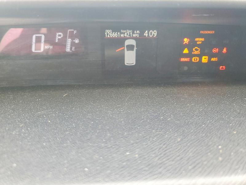 2015 Toyota Prius VIN JTDKDTB39F1104818 COPART salvage auction — SIDE, Tx - Salvage Vehicle Title, sold $725 on 2026-07-14 (photo 9)