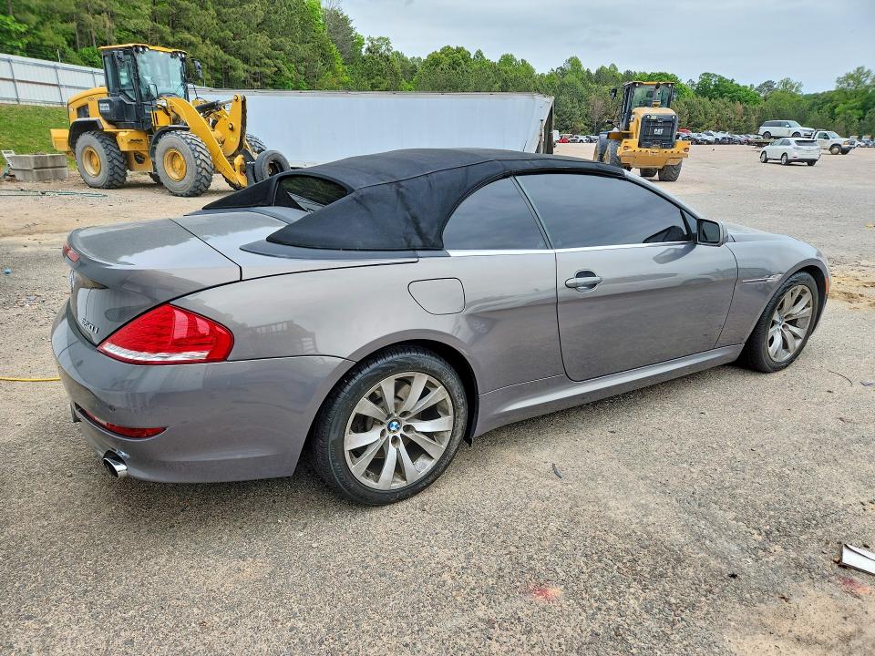 2008 BMW 6er VIN WBAEB535X8CX62943 COPART salvage auction — MECHANICAL, Va - Cert Of Title - Salvage, sold $475 on 2026-07-20 (photo 3)
