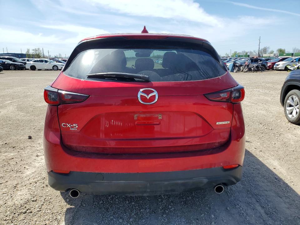 2022 Mazda Cx-5 VIN JM3KFBCM1N1611570 COPART salvage auction — HAIL, Ia - Cert Of Title-Salvage Title, sold $12,200 on 2026-07-15 (photo 6)