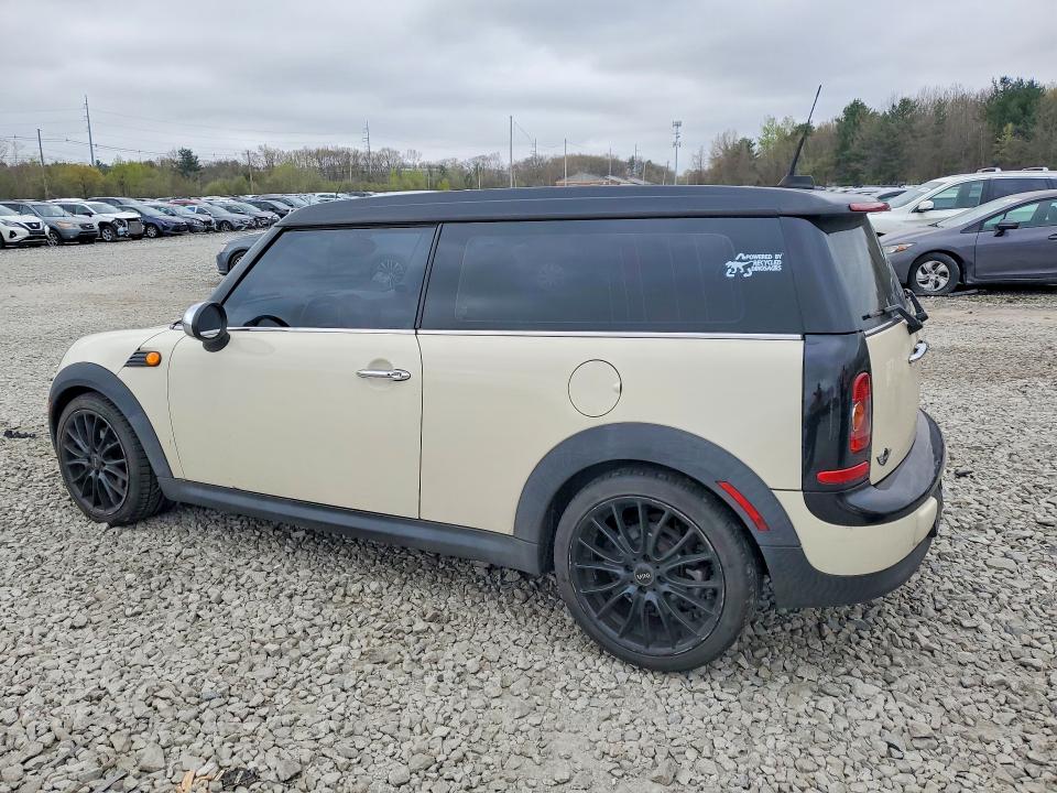 2010 Mini Cooper clubman VIN WMWML3C52ATX38171 COPART salvage auction — NORMAL WEAR, MA - CERTIFICATE OF TITLE, sold $800 on 2026-08-13 (photo 2)