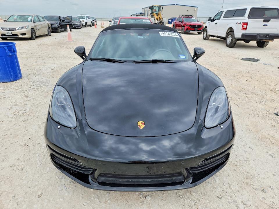 2023 Porsche Boxster VIN WP0CA2A88PS205137 COPART salvage auction — REAR END, Tx - Salvage Vehicle Title, sold $25,750 on 2026-08-20 (photo 5)