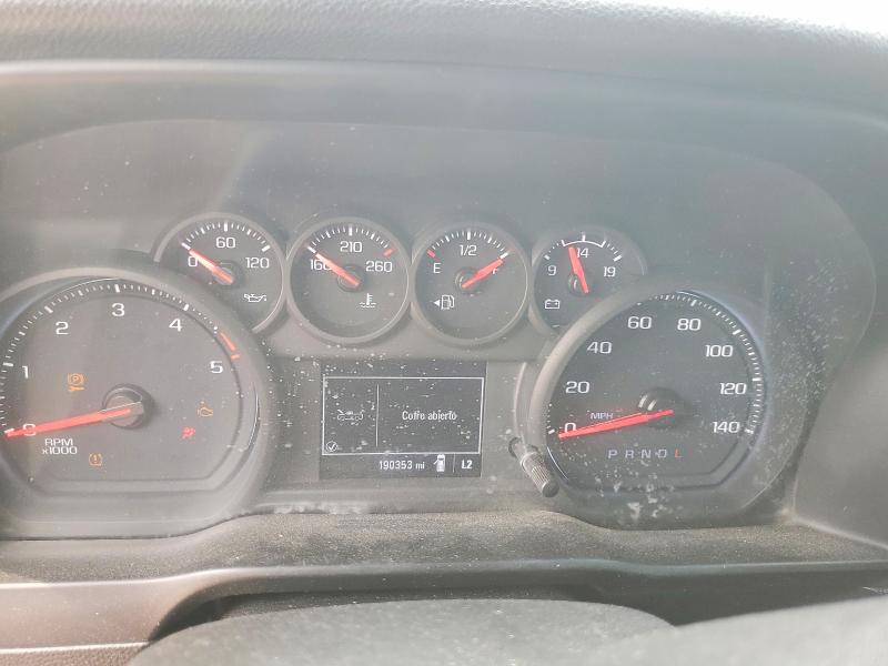 2021 Chevrolet Silverado VIN 1GC4WREY6MF260070 COPART salvage auction — FRONT END, Tx - Salvage Vehicle Title, sold $6,100 on 2026-07-25 (photo 9)