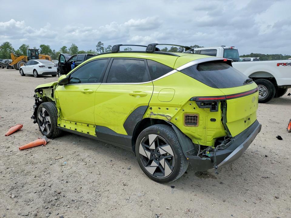 2024 Hyundai Kona VIN KM8HE3A3XRU157082 COPART salvage auction — ALL OVER, Tx - Salvage Vehicle Title, sold $6,400 on 2026-07-21 (photo 2)